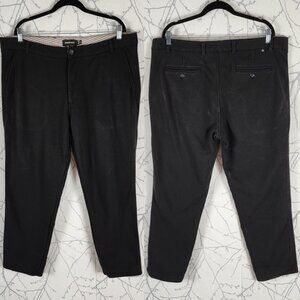 Betabrand Black 100% Cotton French Terry Sweatpant Trousers